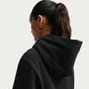 Nike Women’s Studio Fleece Standard Hoody(Total Black/Sail)