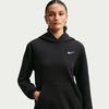 Nike Women’s Studio Fleece Standard Hoody(Total Black/Sail)