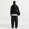 Nike Women’s Studio Fleece Standard Hoody(Total Black/Sail)