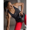 Nike Women’s Swoosh Sports Bra Tank (Medium Support)(Black/Black/White)