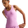 Nike Women’s Swoosh Sports Bra Tank (Medium Support)(Light Magenta/White)