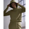 Nike Women’s Therma-Fit One Pullover Hoodie(Medium Olive/White)