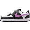 Nike Women’s Court Vision Low Next Nature Shoes(Black/Light Magenta/White)