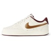Nike Women’s Court Vision Low Shoes | Casual Shoes(Sail/Metallic Gold/Red Sepia)
