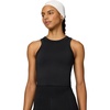 Nike Women’s One Fitted Dri-FIT Cropped Tank Top(Black)