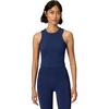 Nike Women’s One Fitted Dri-FIT Cropped Tank Top(Midnight Navy)