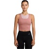 Nike Women’s One Fitted Dri-FIT Cropped Tank Top(Rust Pink/Canyon Rust)