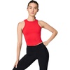 Nike Women’s One Fitted Dri-FIT Cropped Tank Top(University Red)