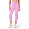 Nike Women’s One High-Waisted Crop Leggings(Light Magenta/White)
