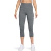 Nike Women’s One High-Waisted Crop Leggings(Smoke Grey/Heather/White)