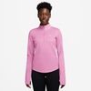 Nike Women’s One Therma-fit 1/2-zip Mid Layer(Pink Rise/White)