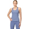Nike Women’s Swoosh Sports Bra Tank (Medium Support)(World Indigo/White)