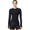Nike Women’s Victory Baselayer Dri-FIT Fitness Long Sleeve Top(Black/White)