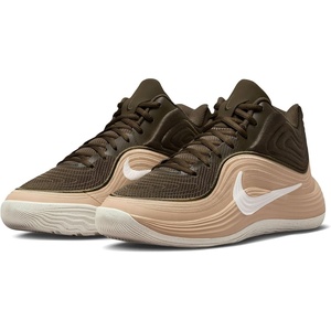 Nike Unisex Adult Precision 8 Mid Basketball Shoes(Dark Hazel/Sail/Linen/Sail)