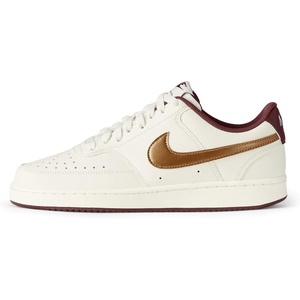 Nike Women’s Court Vision Low Shoes | Casual Shoes(Sail/Metallic Gold/Red Sepia)
