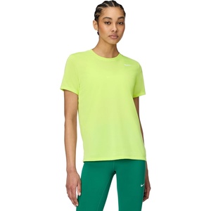 Nike Women’s Dri-fit Women’s T-Shirt(Light Lemon Twist/White)