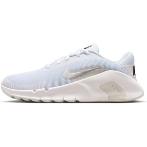 Nike Women’s Flex Train Training/Workout Shoes(White/Metallic Silver-sail-phantom)