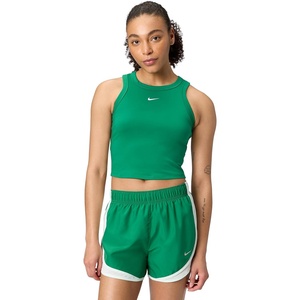 Nike Women’s One Fitted Dri-FIT Cropped Tank Top(Malachite/White)