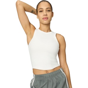 Nike Women’s One Fitted Dri-FIT Cropped Tank Top(White)
