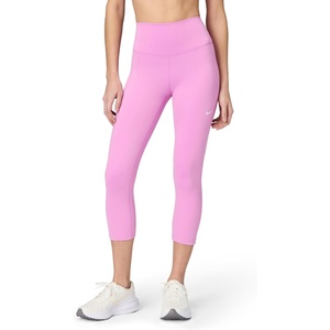 Nike Women’s One High-Waisted Crop Leggings(Light Magenta/White)
