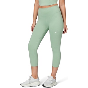 Nike Women’s One High-Waisted Crop Leggings(Steam/White)