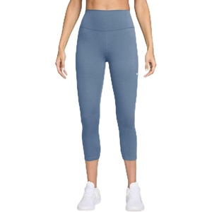 Nike Women’s One High-Waisted Crop Leggings(Work Blue/White)