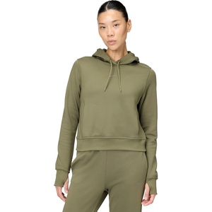 Nike Women’s Therma-Fit One Pullover Hoodie(Medium Olive/White)