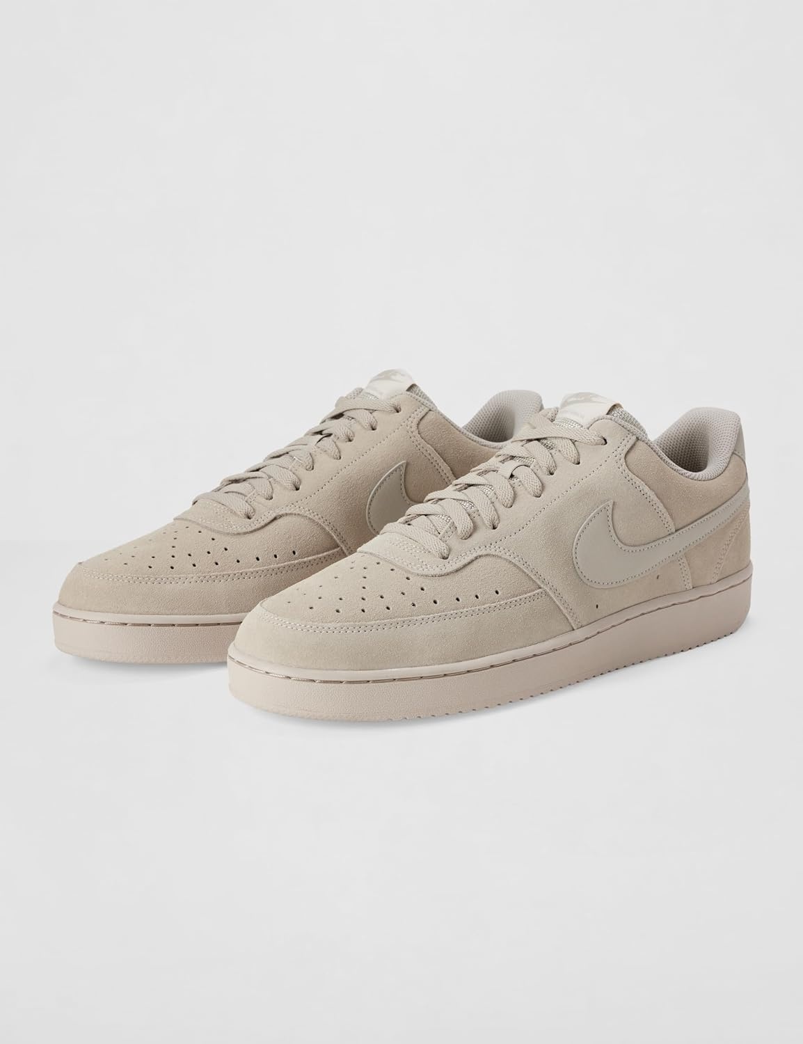 image:imageNike Mens Court Vision Low ShoesCream IICream Iilight Orewood Brn