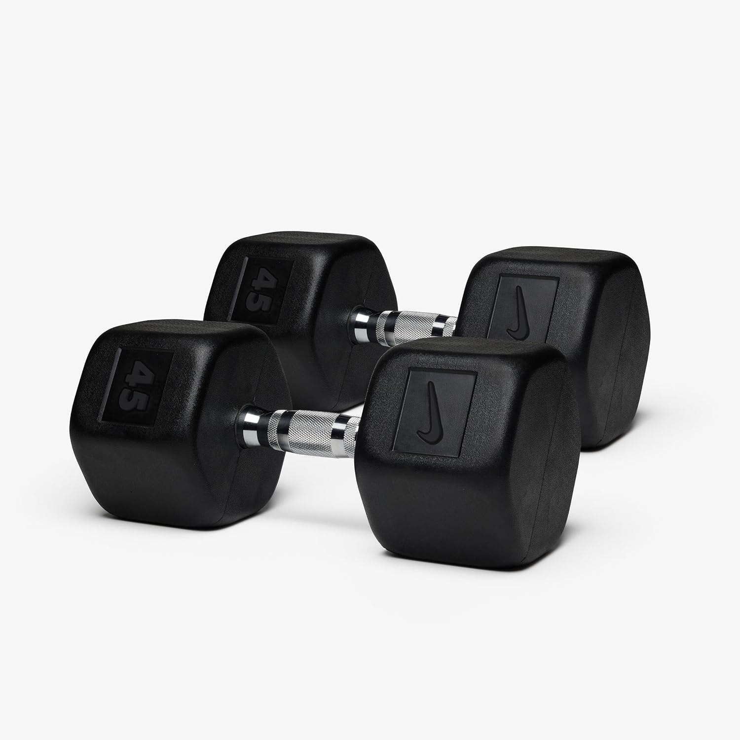 image:imageNike Rubber Hex Dumbbell PairBlack Black