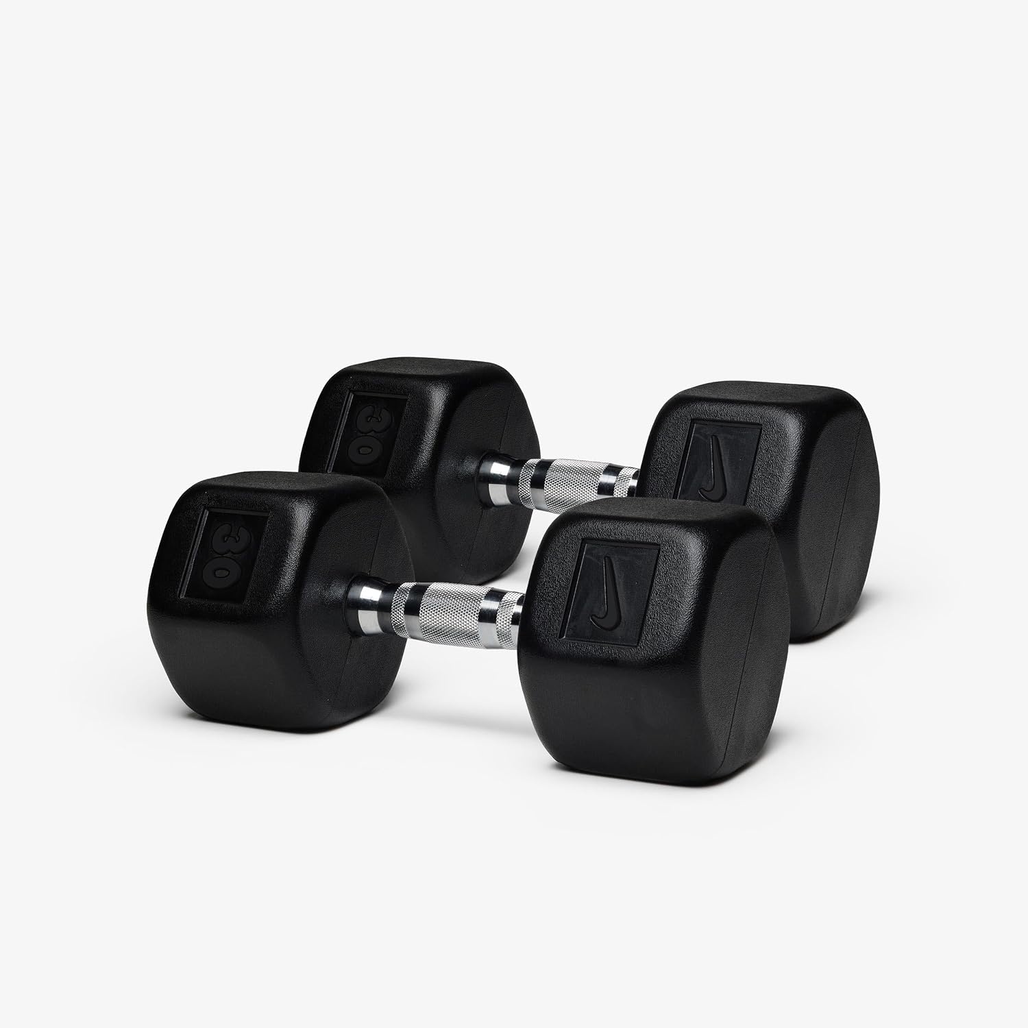 image:imageNike Rubber Hex Dumbbell PairBlack Black