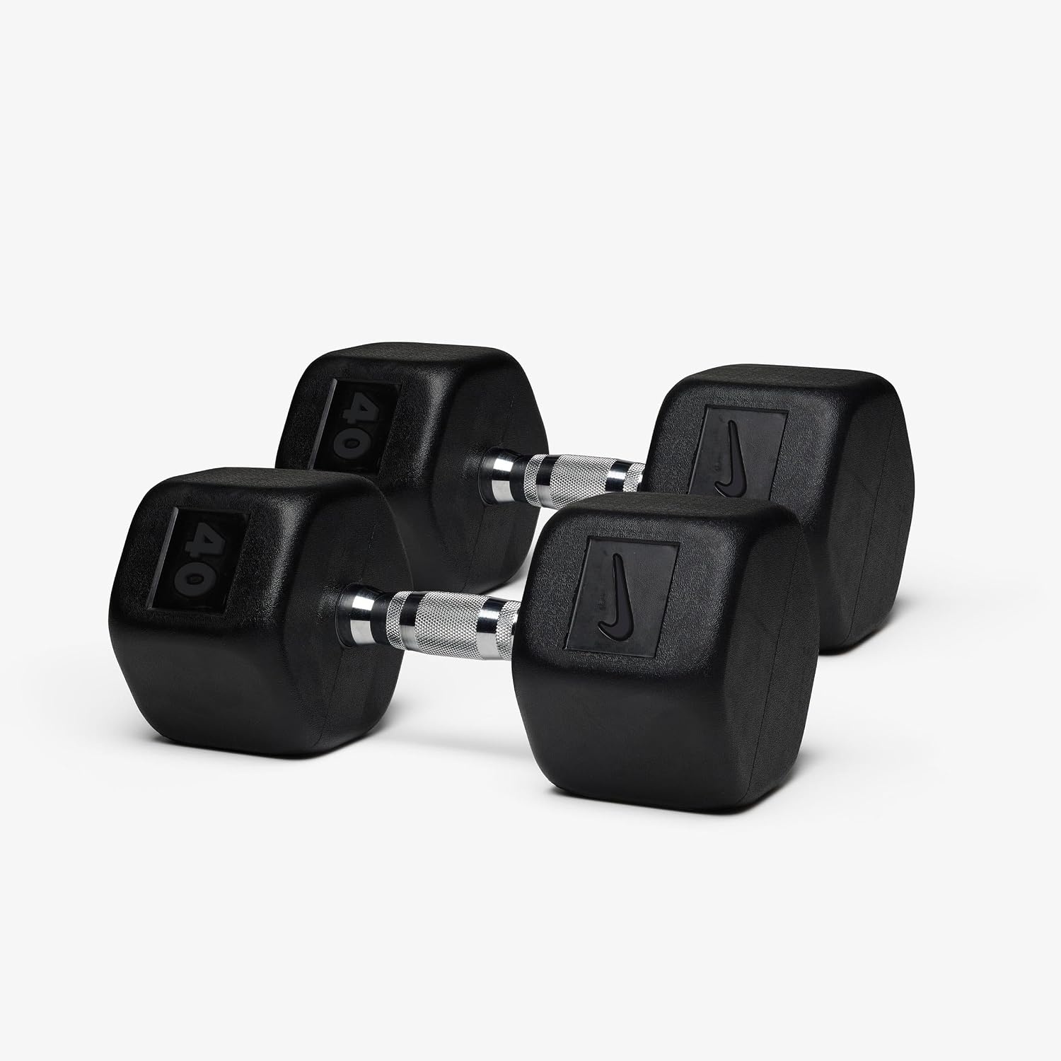 image:imageNike Rubber Hex Dumbbell PairBlack Black