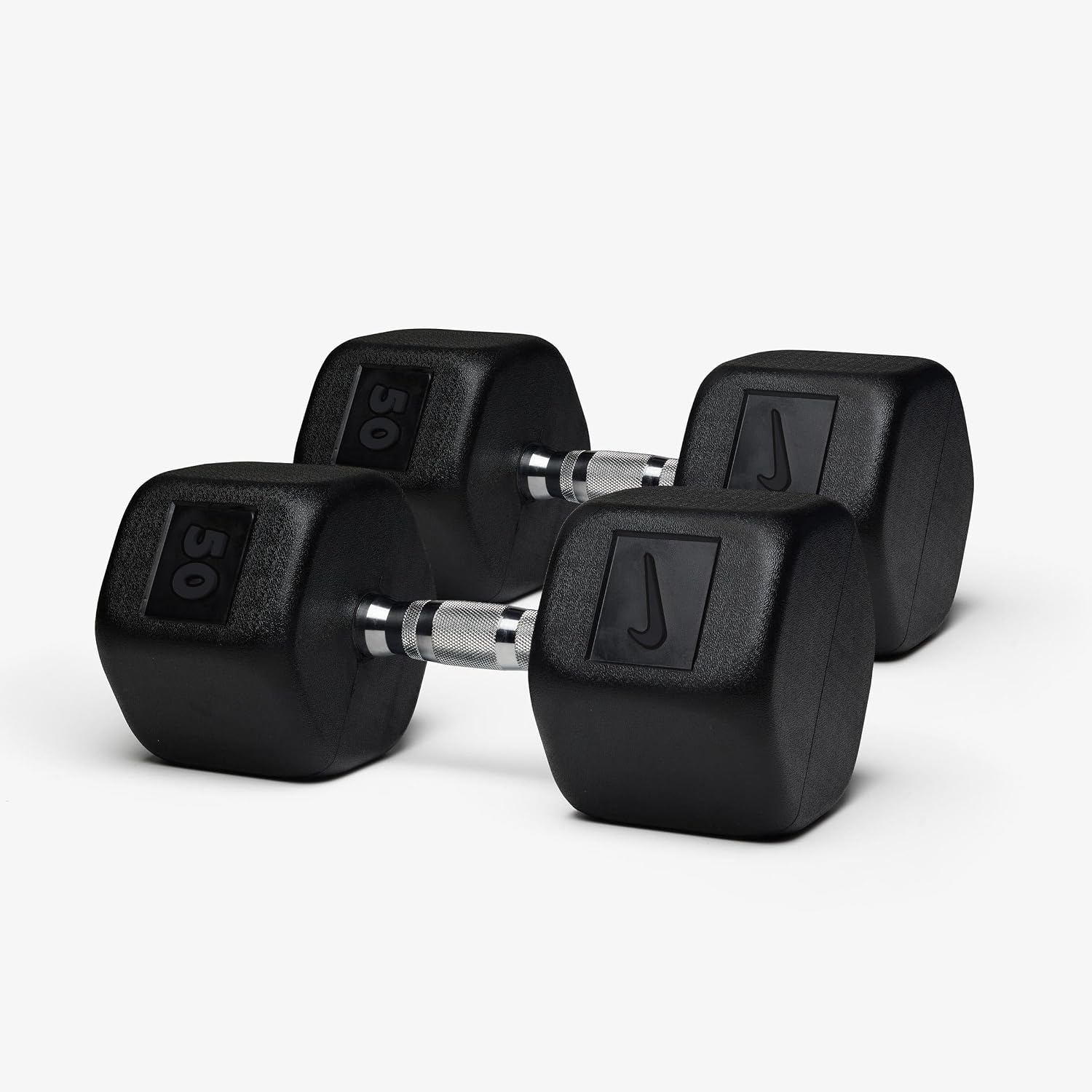 image:imageNike Rubber Hex Dumbbell PairBlack Black