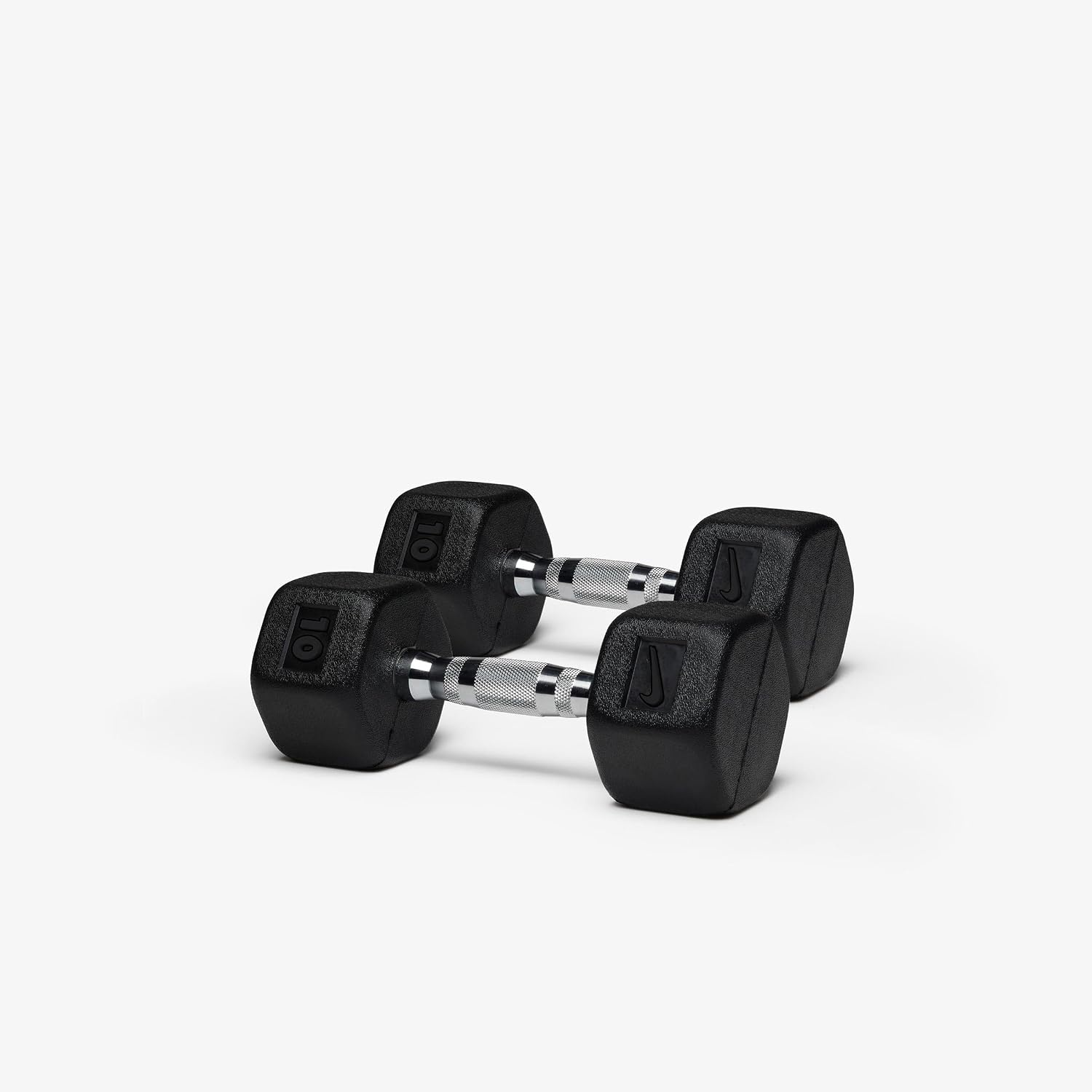 image:imageNike Rubber Hex Dumbbell PairBlack Black
