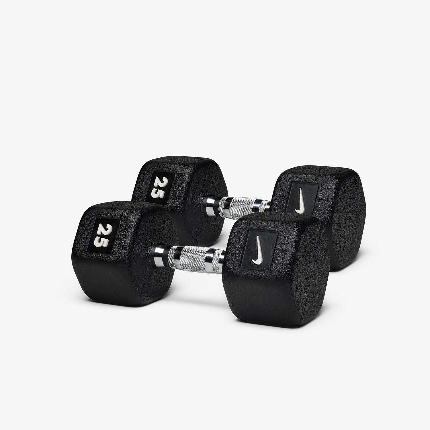 image:imageNike Rubber Hex Dumbbell PairBlack White