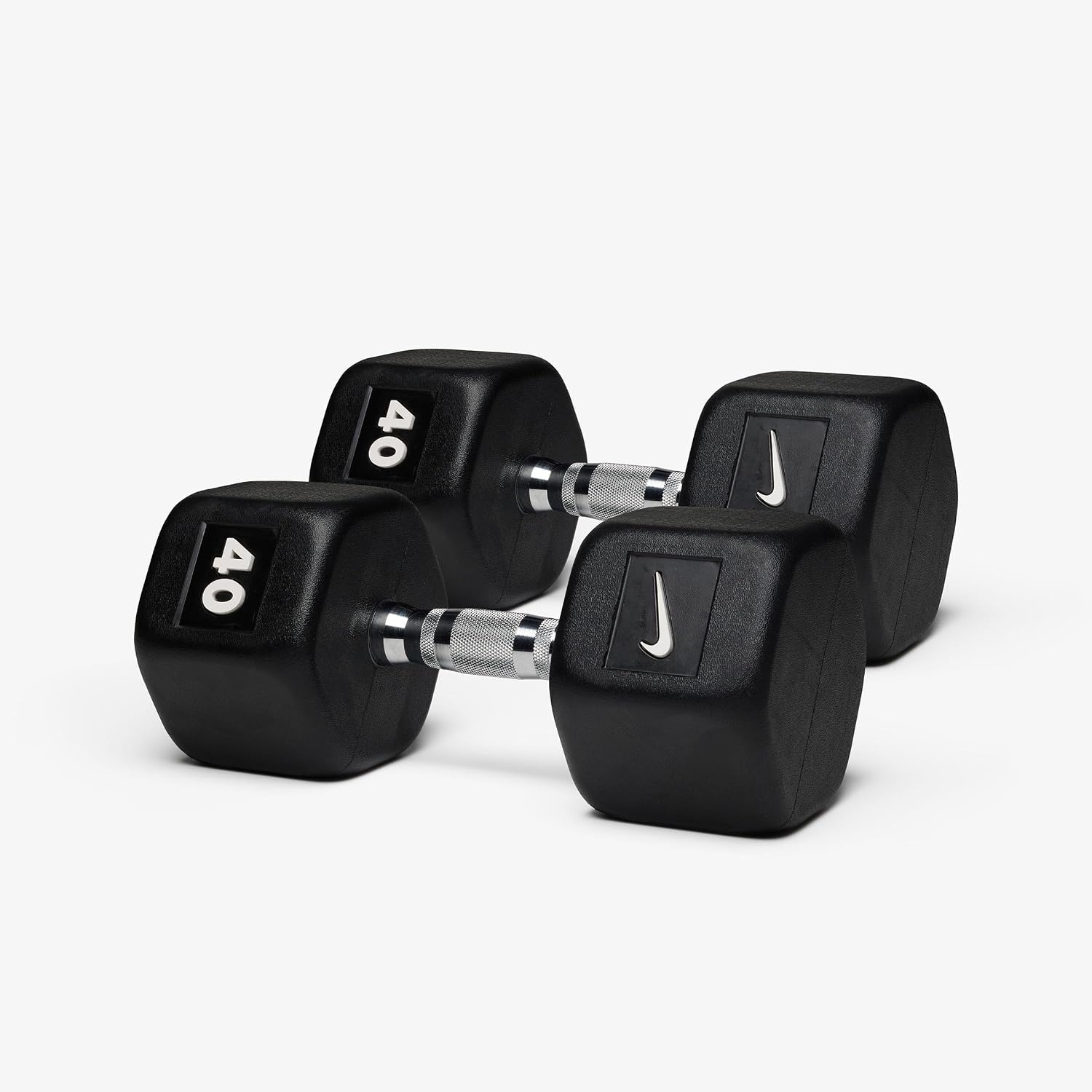 image:imageNike Rubber Hex Dumbbell PairBlack White
