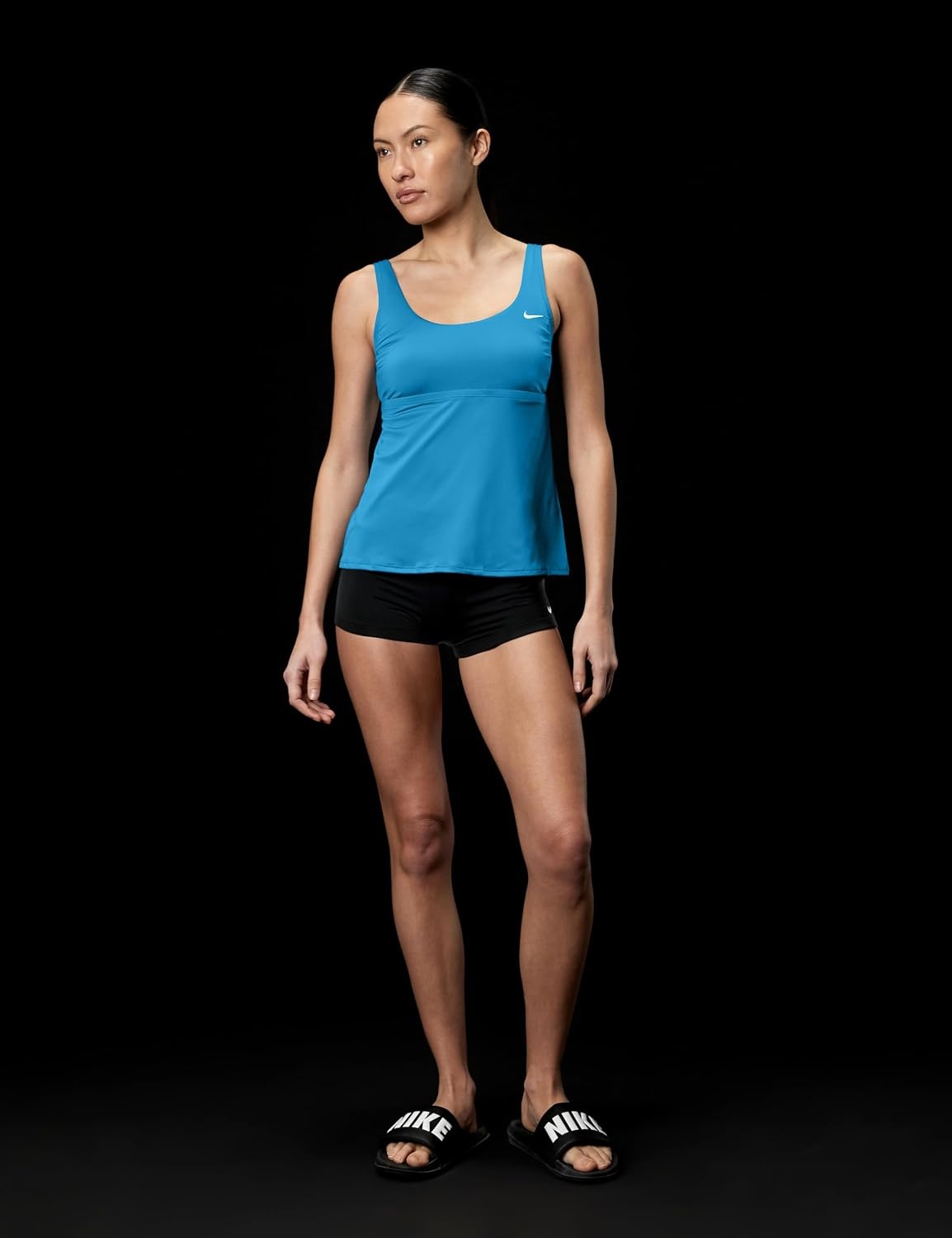 image:imageNike Womens Scoop Neck TankiniGreen Abyss
