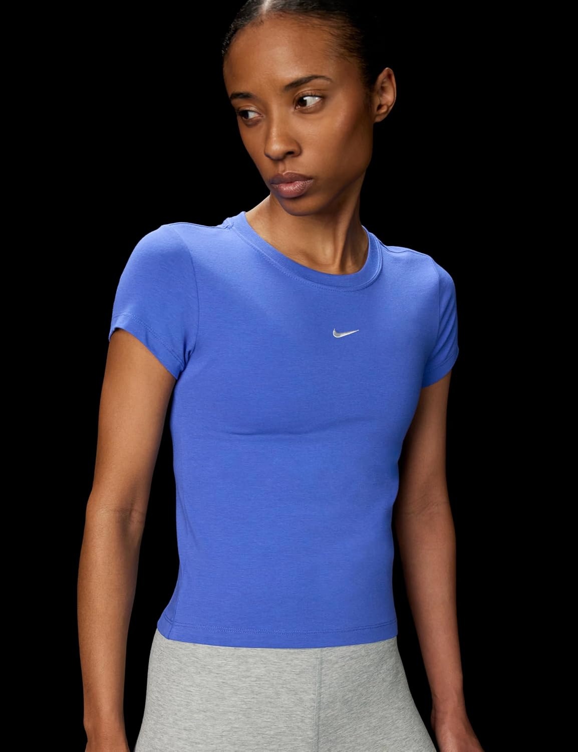 image:imageNike Womens Sportswear Chill Knit TShirtLight Medium BlueWhite