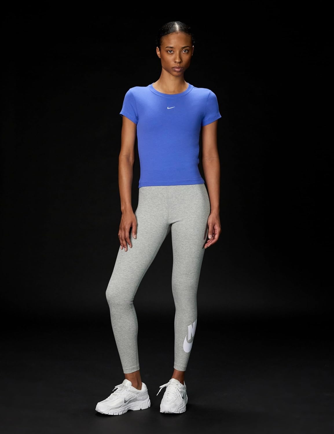 image:imageNike Womens Sportswear Chill Knit TShirtLight Medium BlueWhite