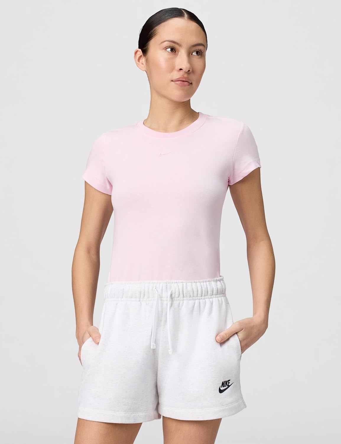 image:imageNike Womens Sportswear Chill Knit TShirtPink Foam