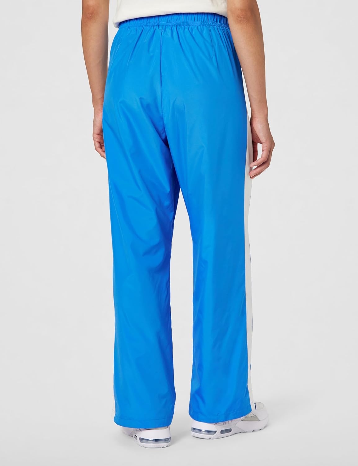 image:imageNike Womens Sportswear Classic MidRise OpenHem PantsLight Photo BlueWhiteSail