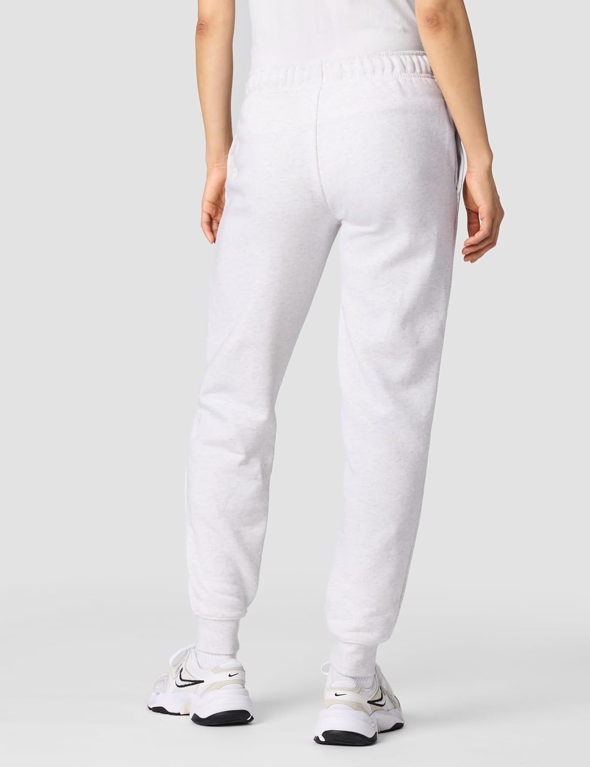 image:imageNike Womens Sportswear Club Fleece MidRise JoggersBirch HeatherBlack