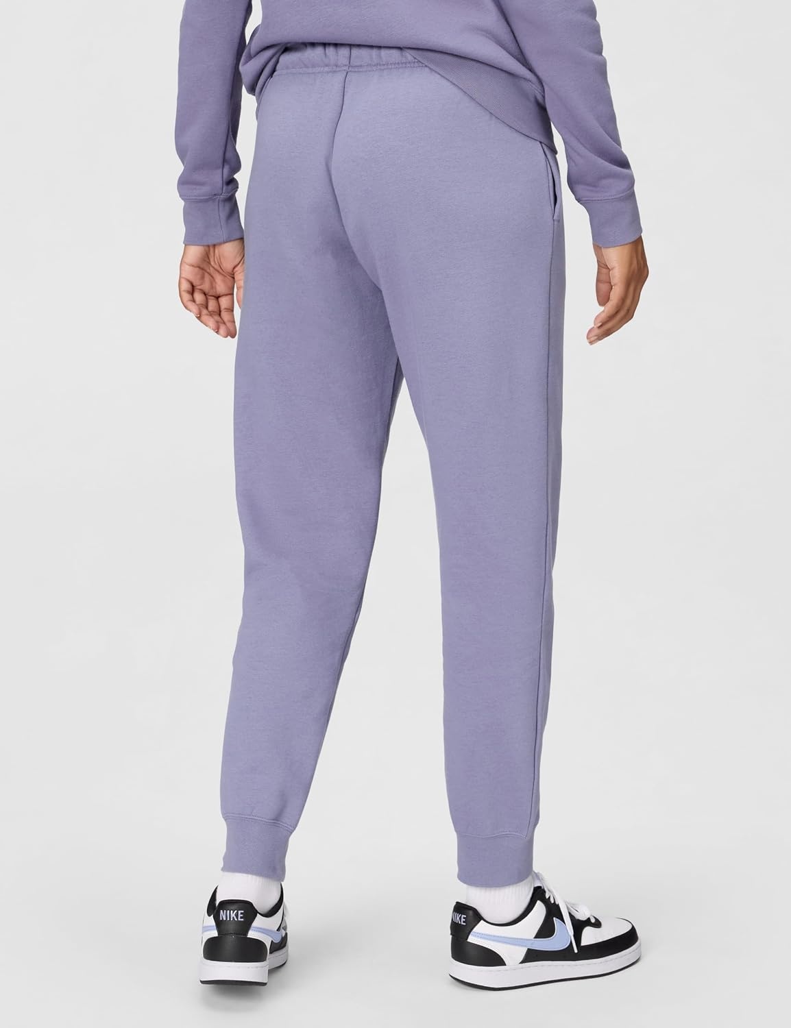 image:imageNike Womens Sportswear Club Fleece MidRise JoggersWorld IndigoWhite