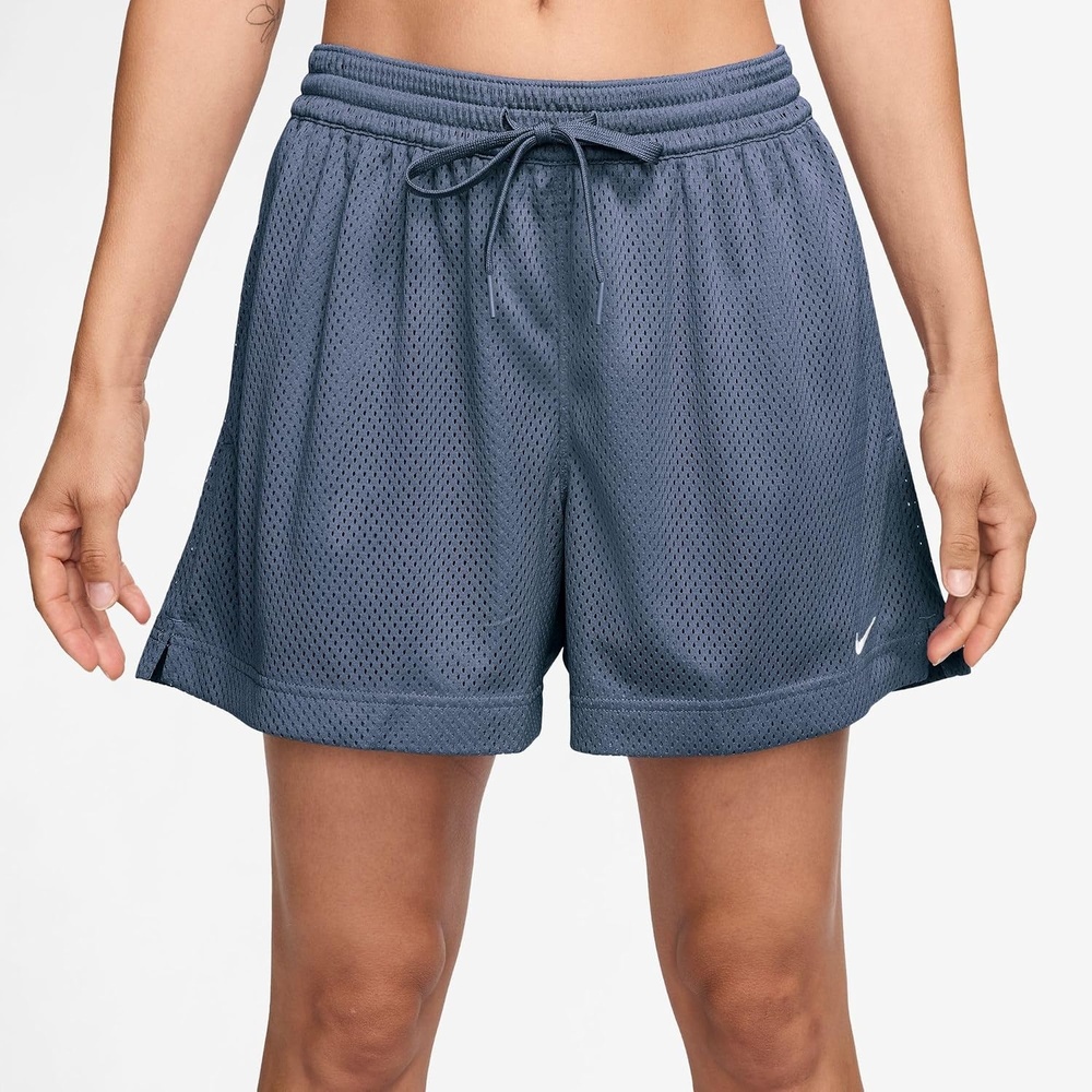 image:imageNike Womens Essential DriFIT Mesh Basketball ShortsNew SlateWhite