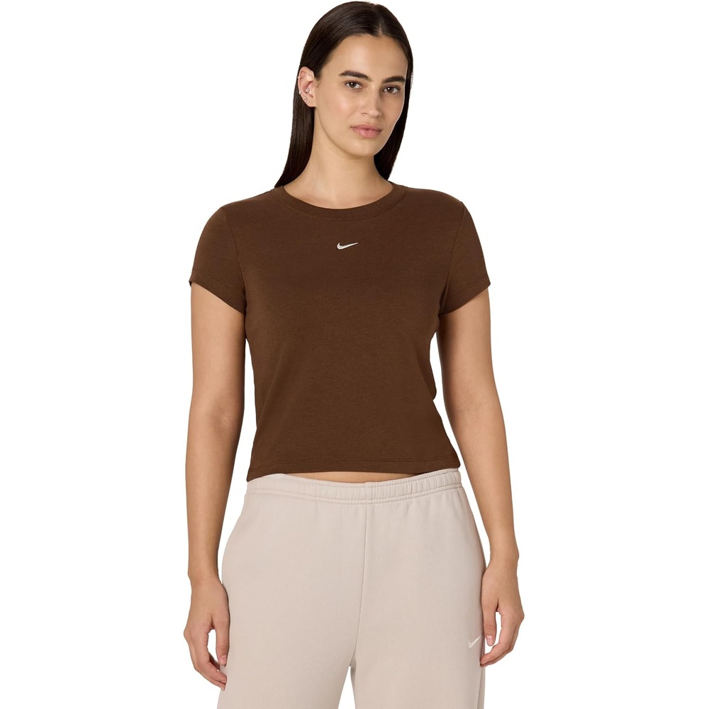 image:imageNike Womens Sportswear Chill Knit TShirtCacao Wow