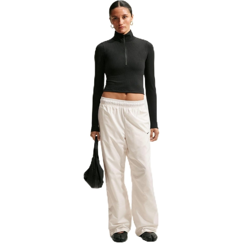 image:imageNike Womens Sportswear Classic MidRise OpenHem PantsSailBlack