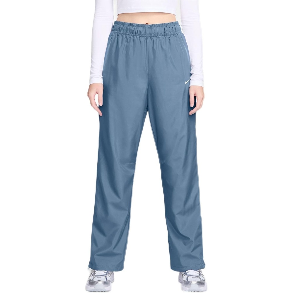 image:imageNike Womens Sportswear Classic MidRise OpenHem PantsWork BlueSail
