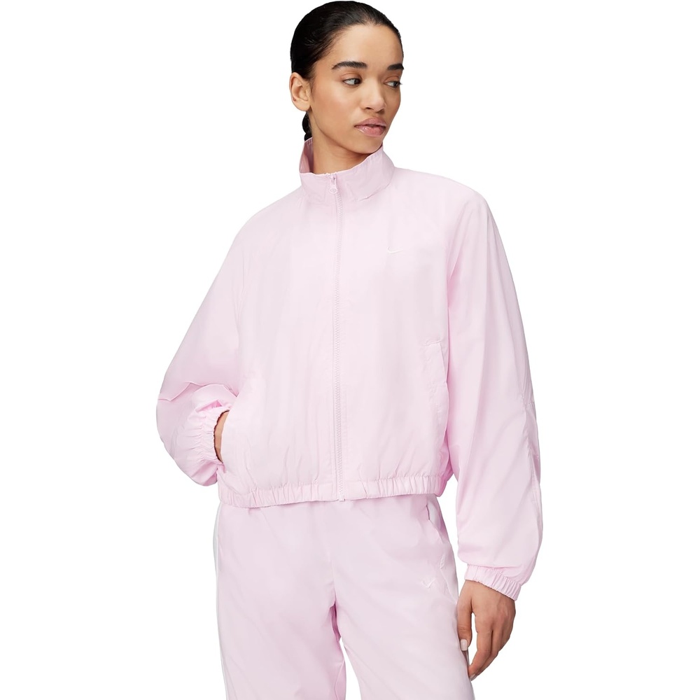 image:imageNike Womens Sportswear Classic UV Track JacketPink FoamSail