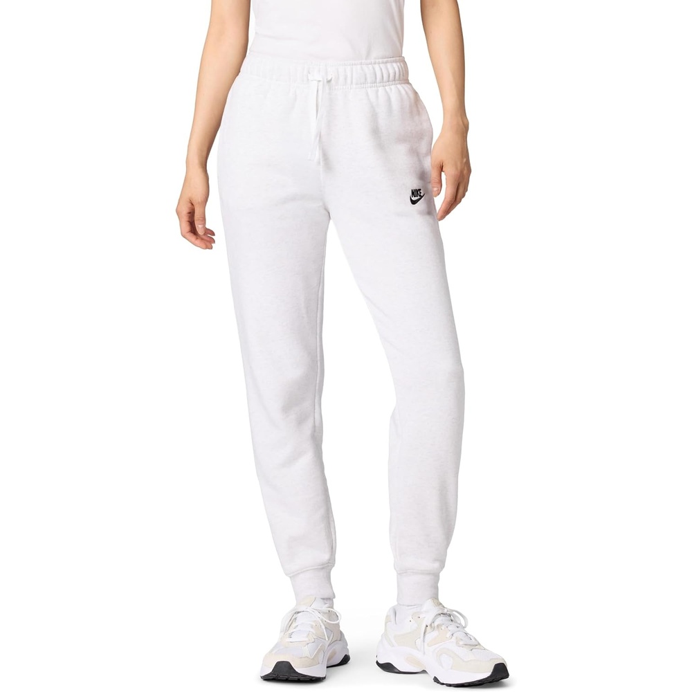 image:imageNike Womens Sportswear Club Fleece MidRise JoggersBirch HeatherBlack