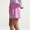 Nike Women’s Essential Dri-FIT Mesh Basketball Shorts(Light Magenta/White)