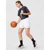 Nike Women’s Essential Dri-FIT Mesh Basketball Shorts(White/Black)